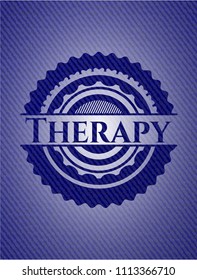 Therapy with jean texture