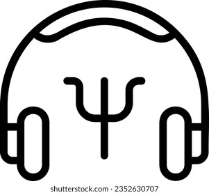 therapy line icon illustration vector