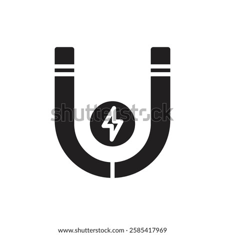 Therapy Magnetic Filled Icon Vector Illustration