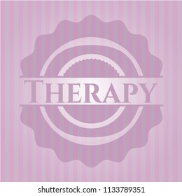 Therapy pink emblem