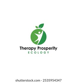 Therapy Prosperity Ecology Logo Design Nature illustration