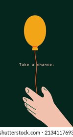 Therapy, psychology concept. Open mind. Philosophical metaphor for making a decision and starting an action. modern illustration about mental health.