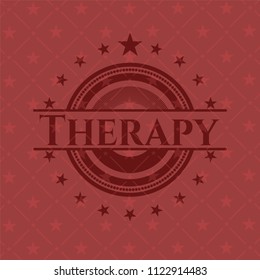 Therapy red emblem