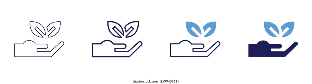 Therapy for relationships icon in 4 different styles. Thin Line, Line, Bold Line, Duotone. Duotone style. Editable stroke.