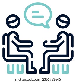 Therapy Session Icon Illustration, for uiux, infographic, etc