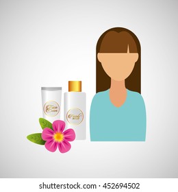 therapy with spa treatment icon, vector illustration