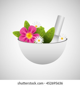 therapy with spa treatment icon, vector illustration