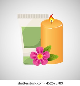 therapy with spa treatment icon, vector illustration