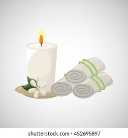 therapy with spa treatment icon, vector illustration