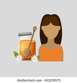 therapy with spa treatment icon, vector illustration