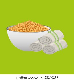 therapy with spa treatment icon, vector illustration