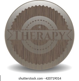 Therapy wooden emblem