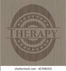Therapy wooden emblem
