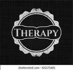 Therapie mit Chalkboard-Textur