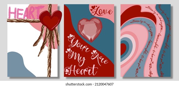 Hay 3 tipos de tarjetas de San Valentín para compartir con sus seres queridos.