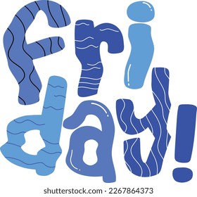 There are 7 days in a week: Monday, Tuesday, Wednesday, Thursday, Friday, Saturday, and Sunday, each with a different color. for the brightness and cuteness of the colors on different days
