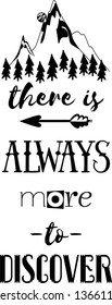 There is always more to discover, Adventure quote