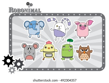 There are animals is become to robot