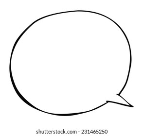 There is a big bubble for your texts.