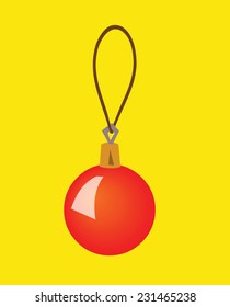 There is a Christmas toy for Christmas tree.