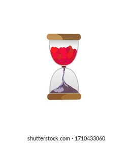 There is a conceptual picture named “Everything Has Definite Time” made as a vector illustration for different topics and ways of using from printing or making an original design.