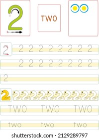 There are different worksheets where all the  numbers are given. The student will see and write how the number is written. A visual about the number is also presented.