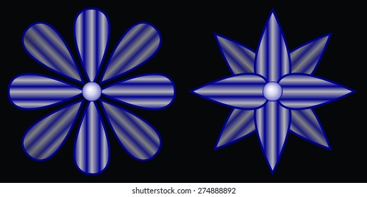 There are gradient daisy and gradient lily. 
