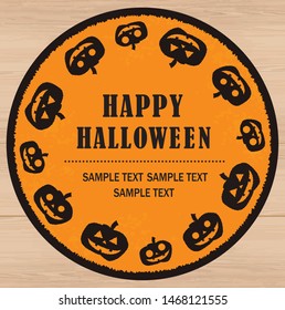 
There are Halloween, different shapes of pumpkin, pumpkin wheel, copy space, so the message is put. Design material that can be used for greeting cards, coasters, menus, campaigns, etc.