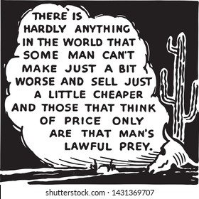 There Is Hardly Anything - Retro Ad Art Banner