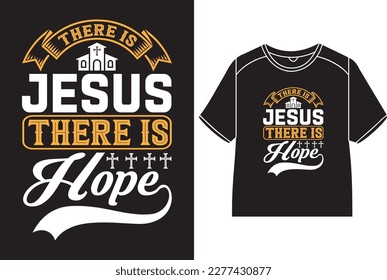 Jesus gibt es Hoffnung T-Shirt Design