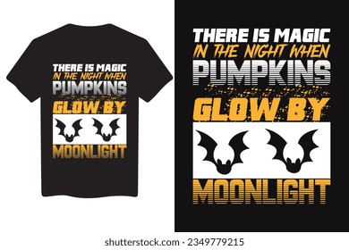 There is magic in the night when pumpkins glow by moonlight