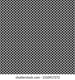There are many black water droplets arranged in patterns.Abstract water drops artwork background.