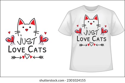 There are many different cat t-shirt designs..
These cute high quality clip art images are used in your projects..
You can use them for t-shirts, mugs, caps, pillows, stickers, invitation cards.
