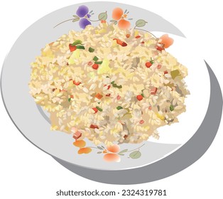 There are many kinds of fried rice that people enjoy in Southeast Asia and China.