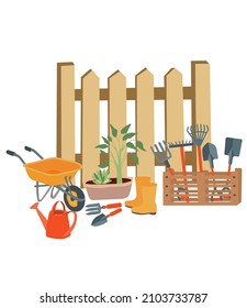 Hay muchos tipos de equipamiento de jardín, incluyendo equipo de plantación.
