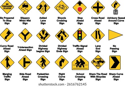 There are many and various types of traffic signs
