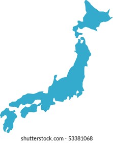 There Is A Map Of Japan Country