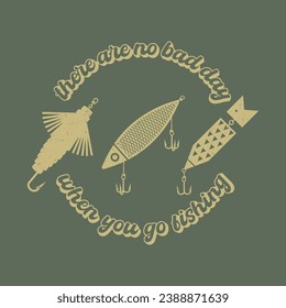 There are no bad day when you go fishing. Cute fishing hooks are ready to accompany you when you go fishing today!