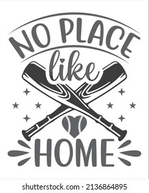 There is no place like Home - Typography poster. Handmade lettering print. Vector vintage illustration with house hood and lovely heart and incense chimney.