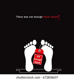 There was not enough donor blood. Vector