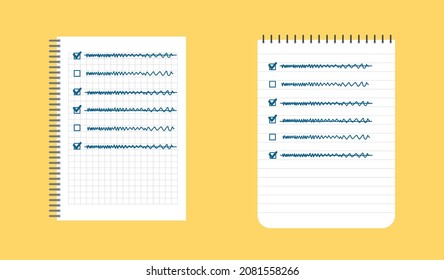 There are note sheets. Gliders. A set of gliders. Gliders for records. Completed cases. To do list