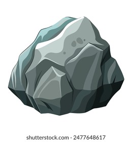 Hay un montón de rocas que sobresalen sobre un fondo blanco liso