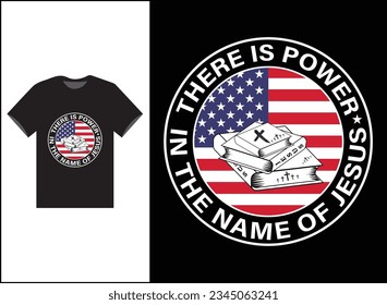 There is Power In The Name Of Jesus Vector T-shirt Design, Jesus Shirt, Long Sleeve Tee, Jesus Gift, Christian Shirt, Christian Gift, Christian Shirt