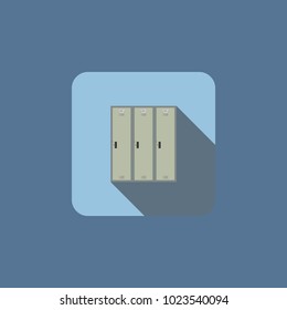 There are several lockers that can be seen at the stadium, such as the school office. School lockers, school buildings, office buildings, airport train, station