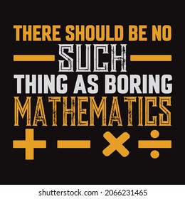there should be no such thing as bring Mathematics - vector