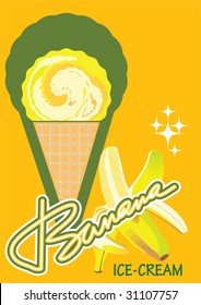 There are some elements of design of packing of ice-cream