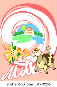 There are some elements of design of packing  dairy  products