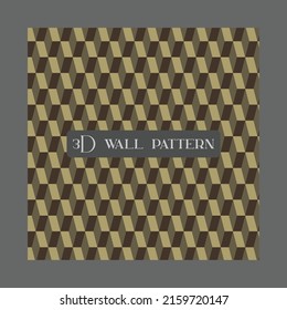 There are some quadrangles arranged horizontally.
Which looks like a 3D wall!