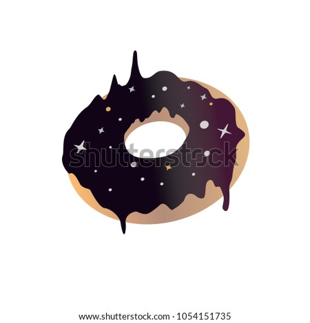 There is a space donut, dreams about food with surprise