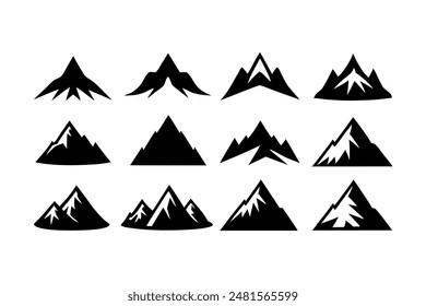 There are various kinds of mountains present within this collection